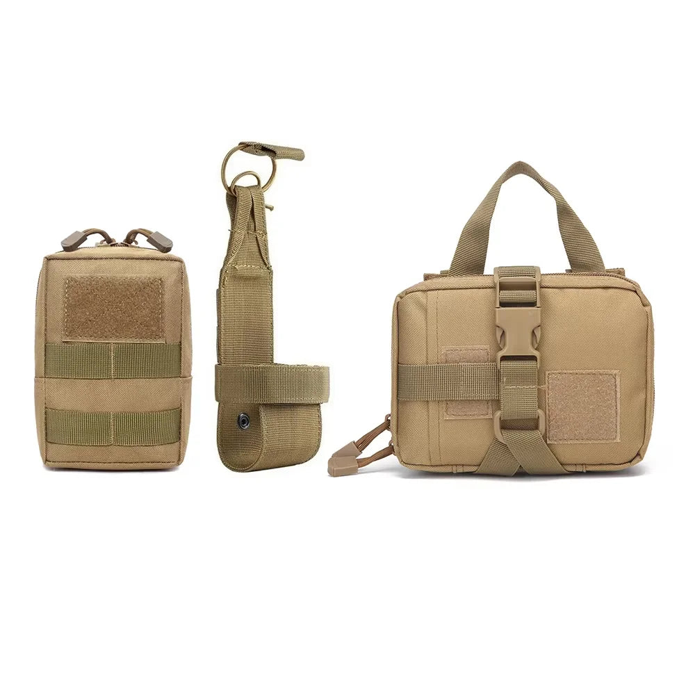 PetraVel Tactical Dog Molle Pouch Belt and Harness Set