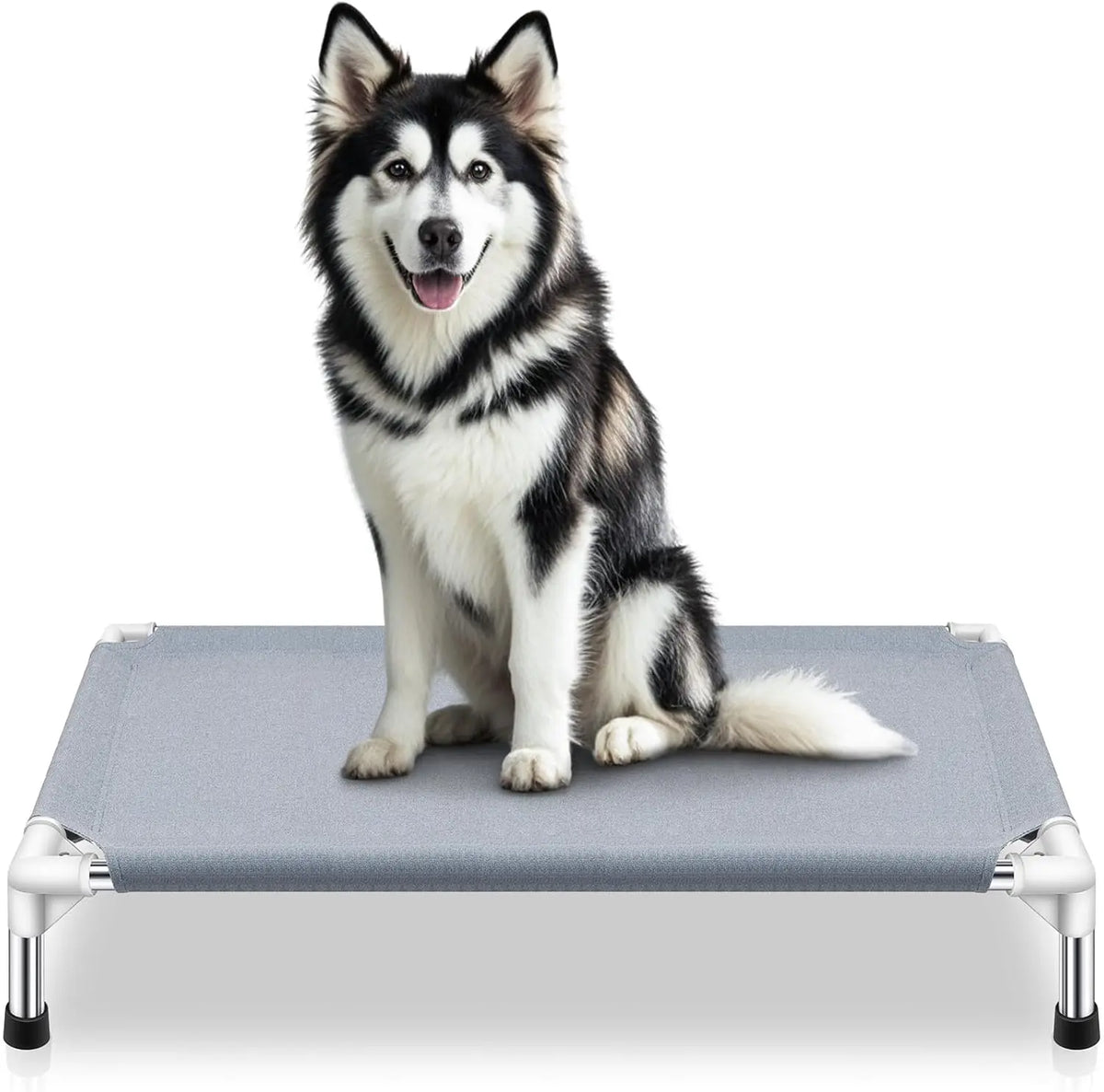 Elevated Breathable Pet Cot With Non Slip Frame Design