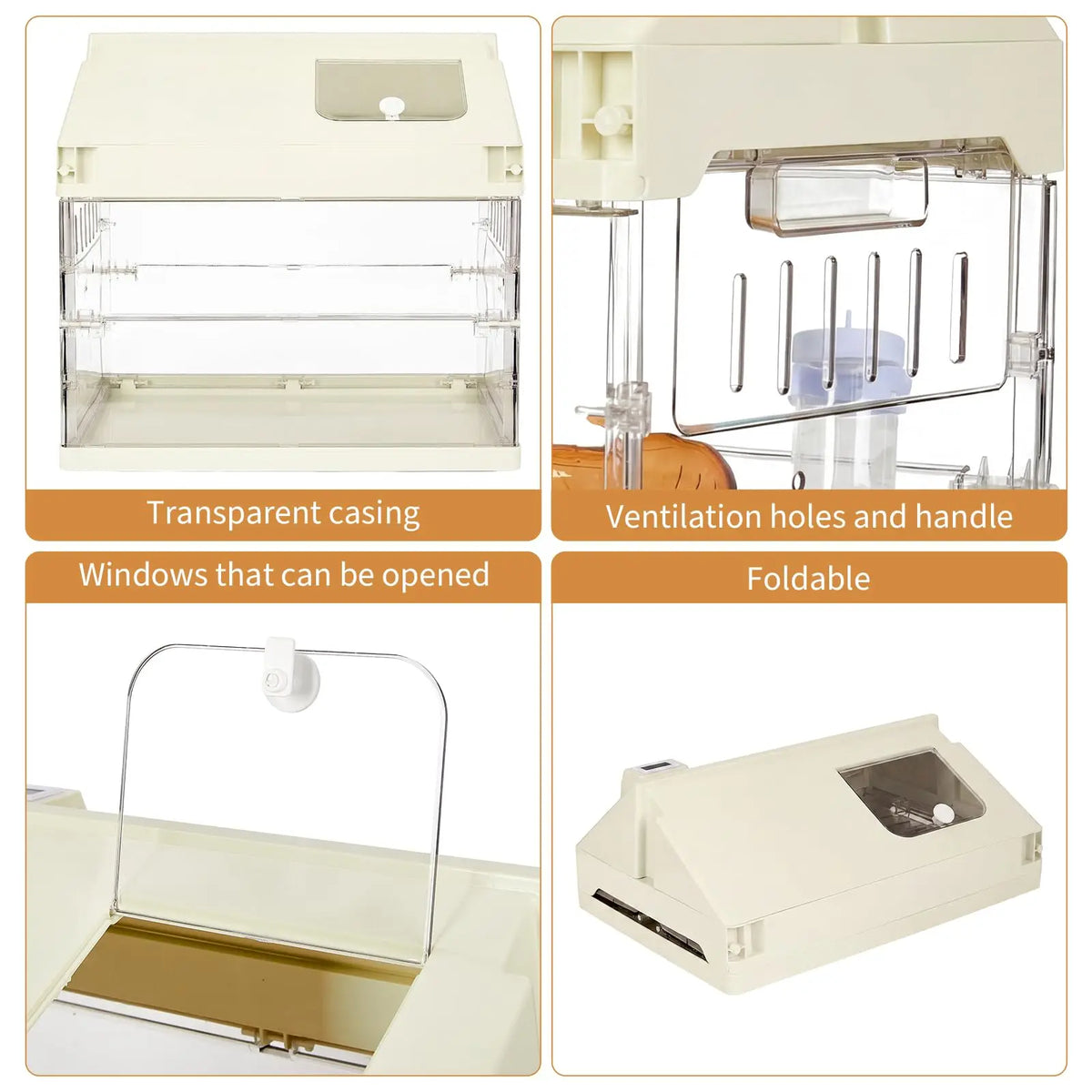 EliteZ Small Animal Cage Starter Kit With Essential Pet Accessories