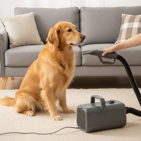 Quiet Pet Grooming Hair Dryer With Multiple Heat And Speed Controls