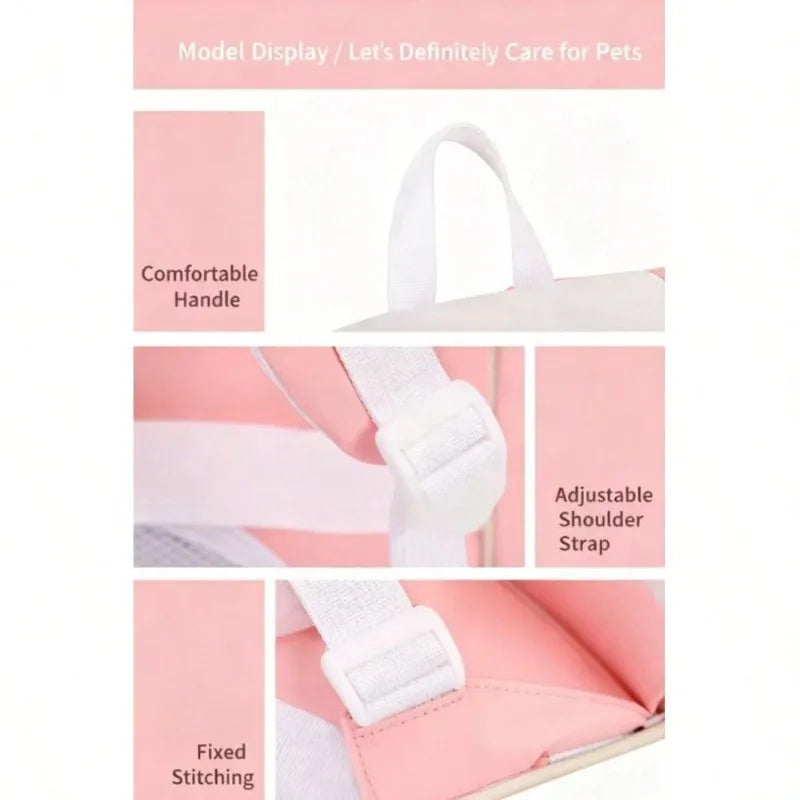 Foldable Breathable Cat Backpack Carrier For Pet Travel