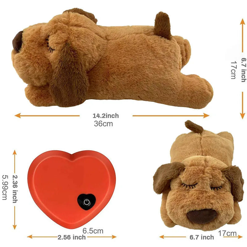 Interactive Plush Heartbeat Pet Anxiety Relief Sleep Toy