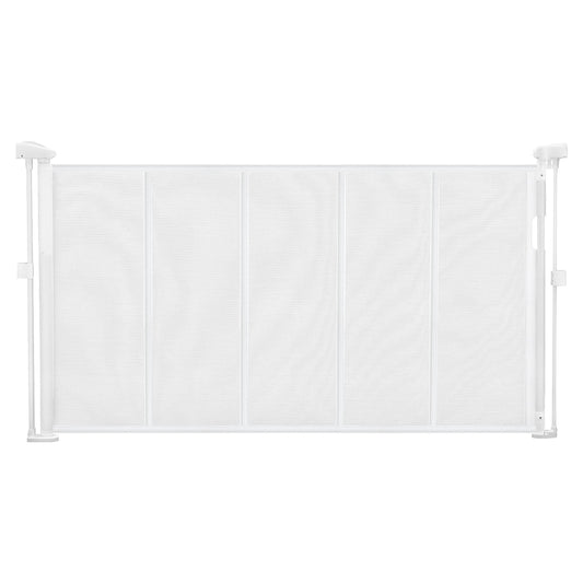 SucceBuy Retractable Baby and Pet Gate for Stairs and Doorways