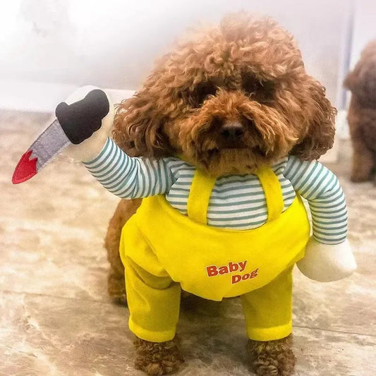 Chucky Inspired Halloween Pet Costume For Dogs And Cats
