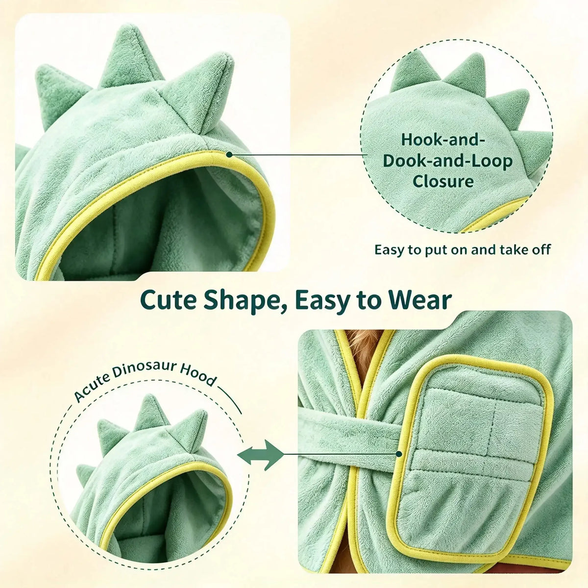 Premium Cotton Dog Bathrobe Absorbent Towel Wrap Design For Pets