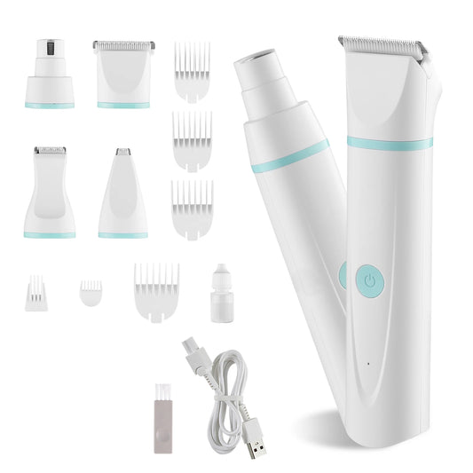 Professional Cordless Rechargeable Dog Grooming Clippers Kit