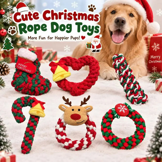 Durable Cotton Rope Dog Toy For Dental Hygiene And Playtime