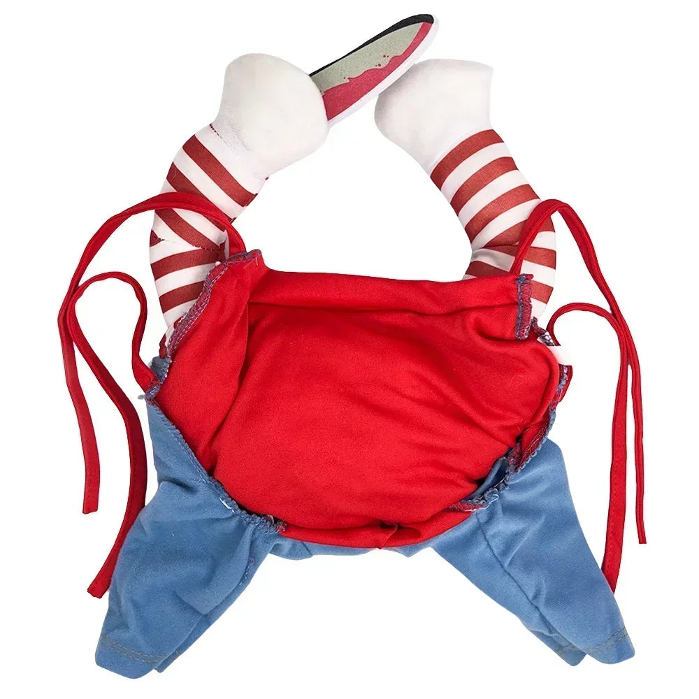 Chucky Inspired Halloween Pet Costume For Dogs And Cats