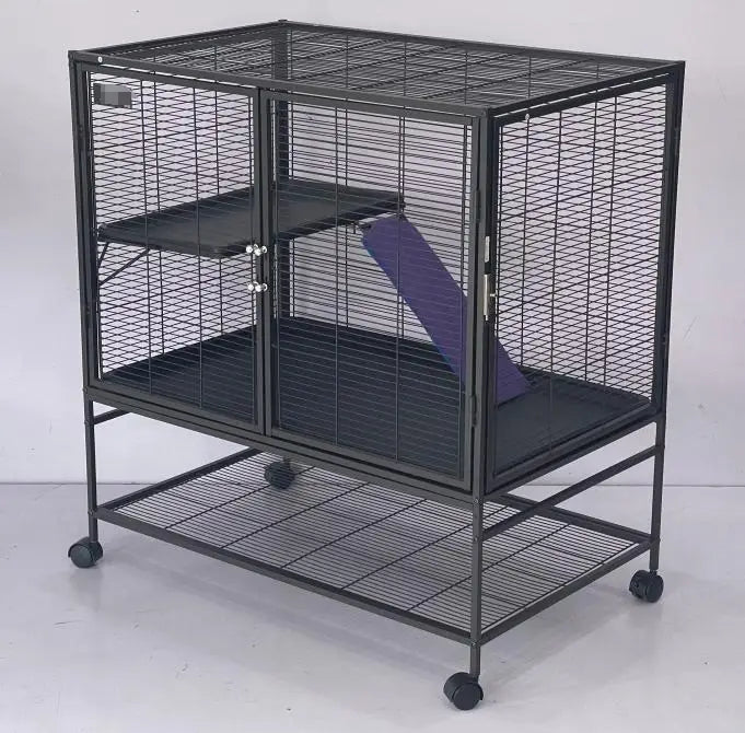 Garvee Rolling Metal Multi Level Small Animal Pet Cage