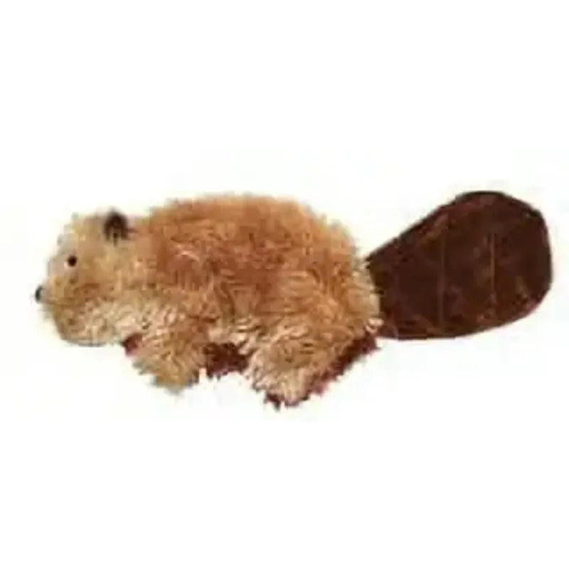 Plush Beaver Dog Toy Handcrafted With Soft Fleece Squeaker