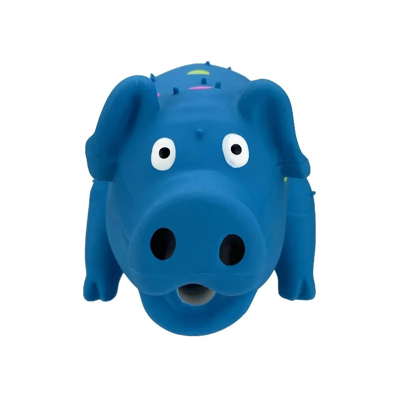 Premium Soft Silicone Pig Dog Toy For Training