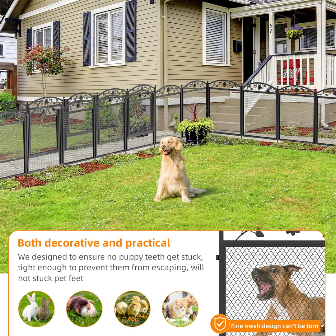 Bingopaw 8 Panel Heavy Duty Metal Dog Playpen Fence