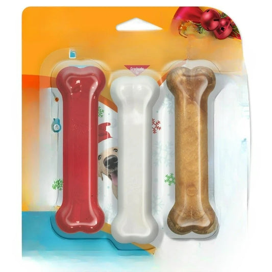 Nylon Puppy Chew Toy Starter With Chicken Bacon Flavor
