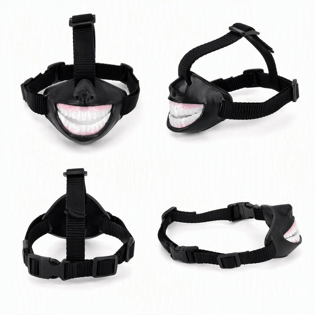 Happy Smile Dog Muzzle Novelty Pet Party Costume Accessory