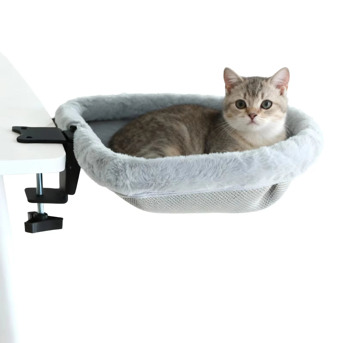 CWV Foldable Semi Circular Cat Desk Bed Hammock Perch