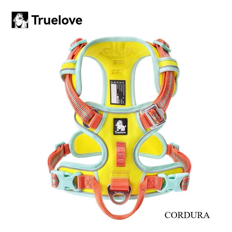 TrueLove Adjustable Reflective No Pull Dog Harness For Pets