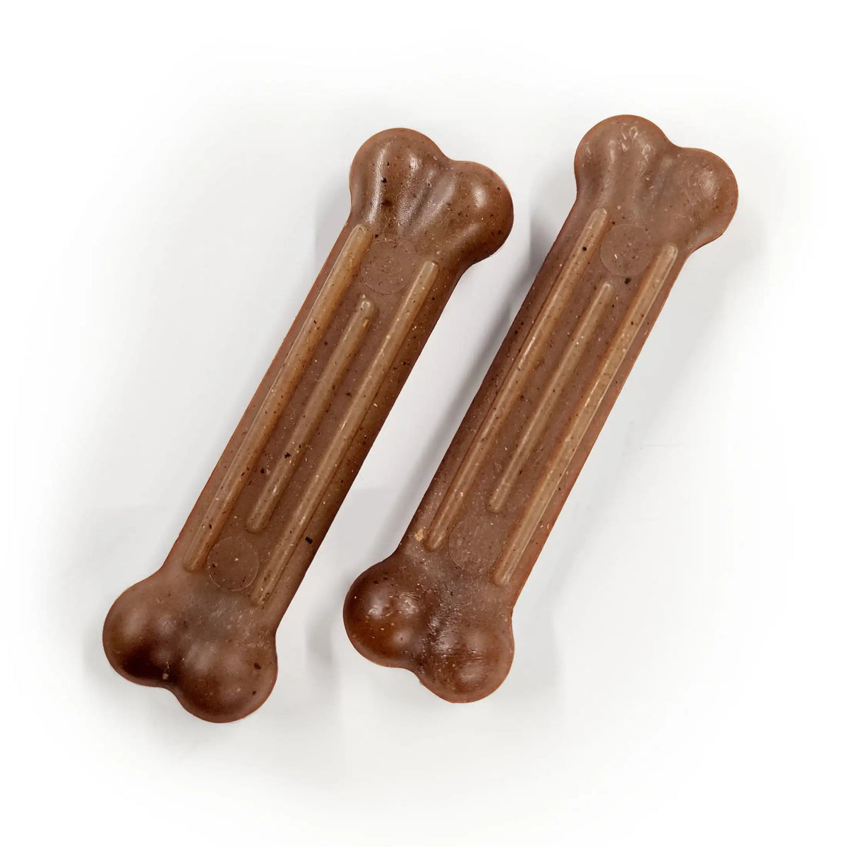 Strong Chew Textured Nylon Bone Dog Toy With Real Beef Blend