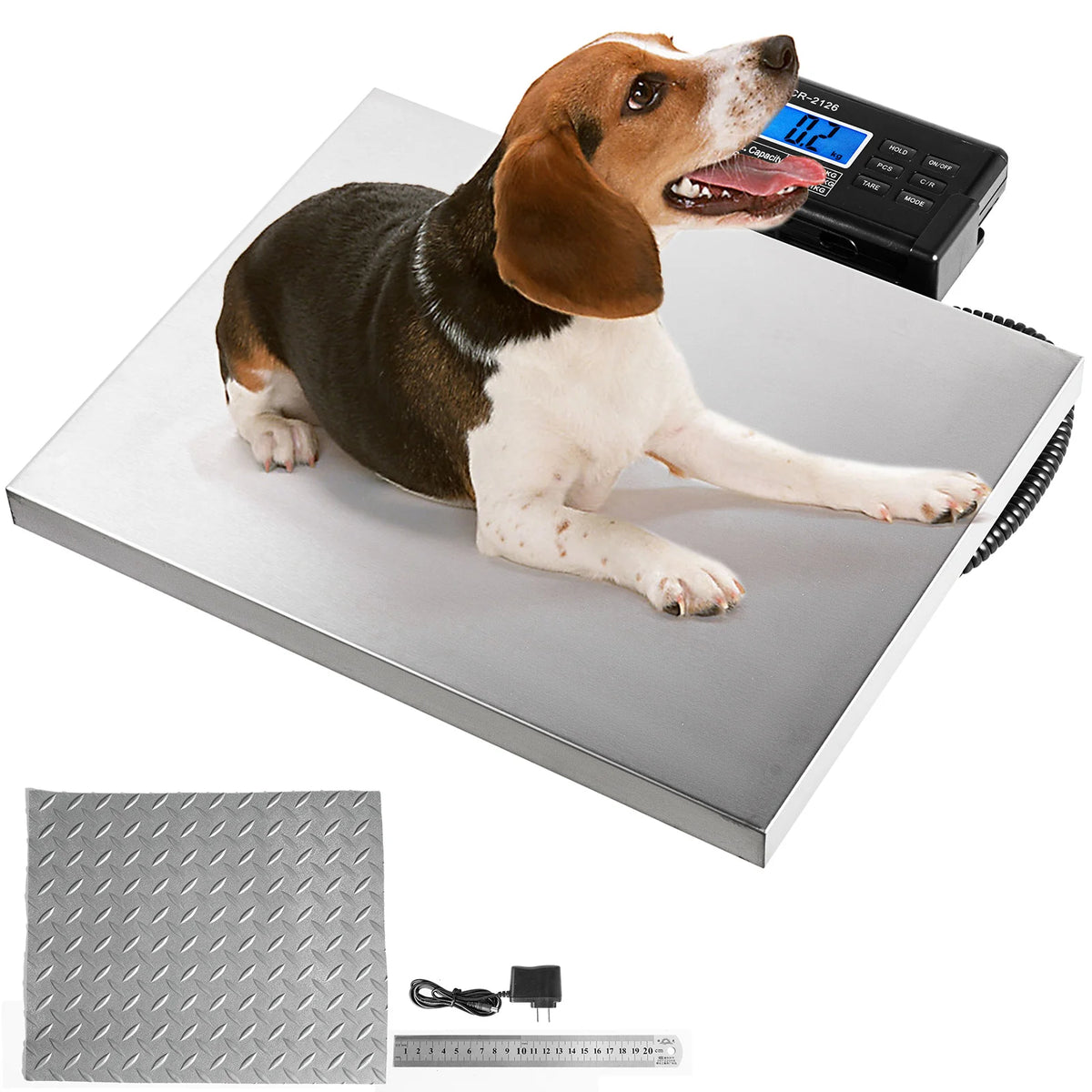Stainless Steel Digital Livestock Weighing Platform Scale For Veterinary Use