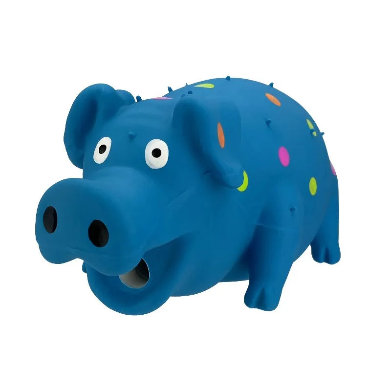 Premium Soft Silicone Pig Dog Toy For Training