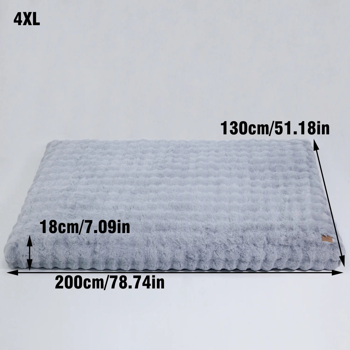 Bingopaw Ultra Soft Plush Dog Bed With Thick Comfort Foam